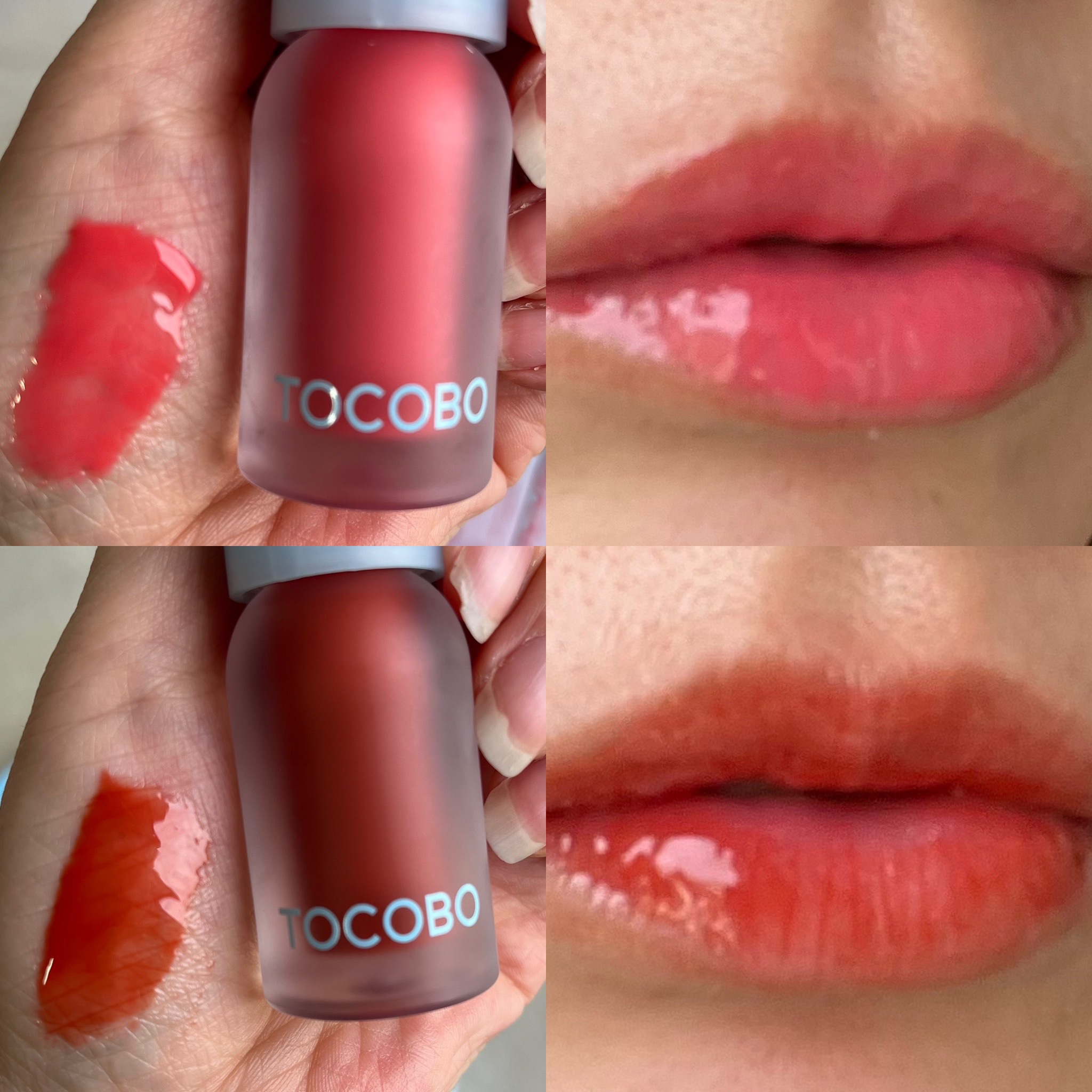 ジューシーベリープランピングリップオイル/TOCOBO/リップグロスを使ったクチコミ（3枚目）