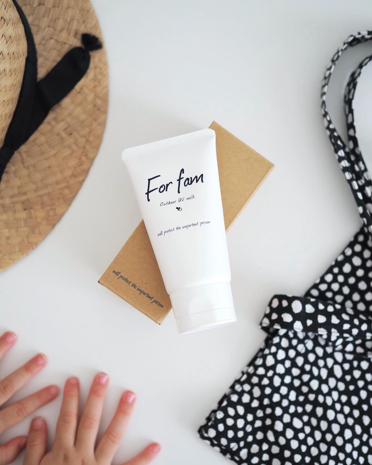 アウトドアUVミルク/For fam/日焼け止めミルクを使ったクチコミ（1枚目）