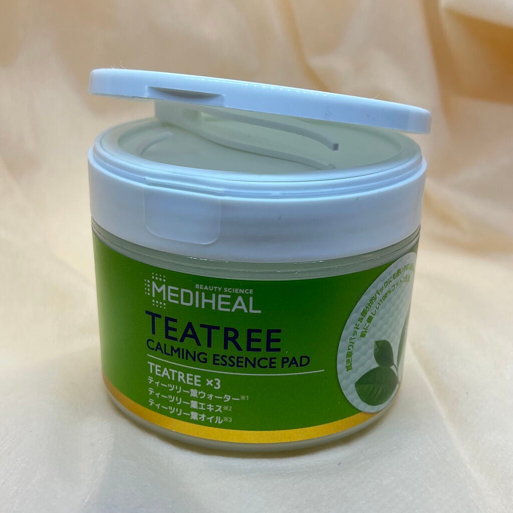 ティーツリーカーミングエッセンスパッド/MEDIHEAL/トナーパッドを使ったクチコミ(6枚目)