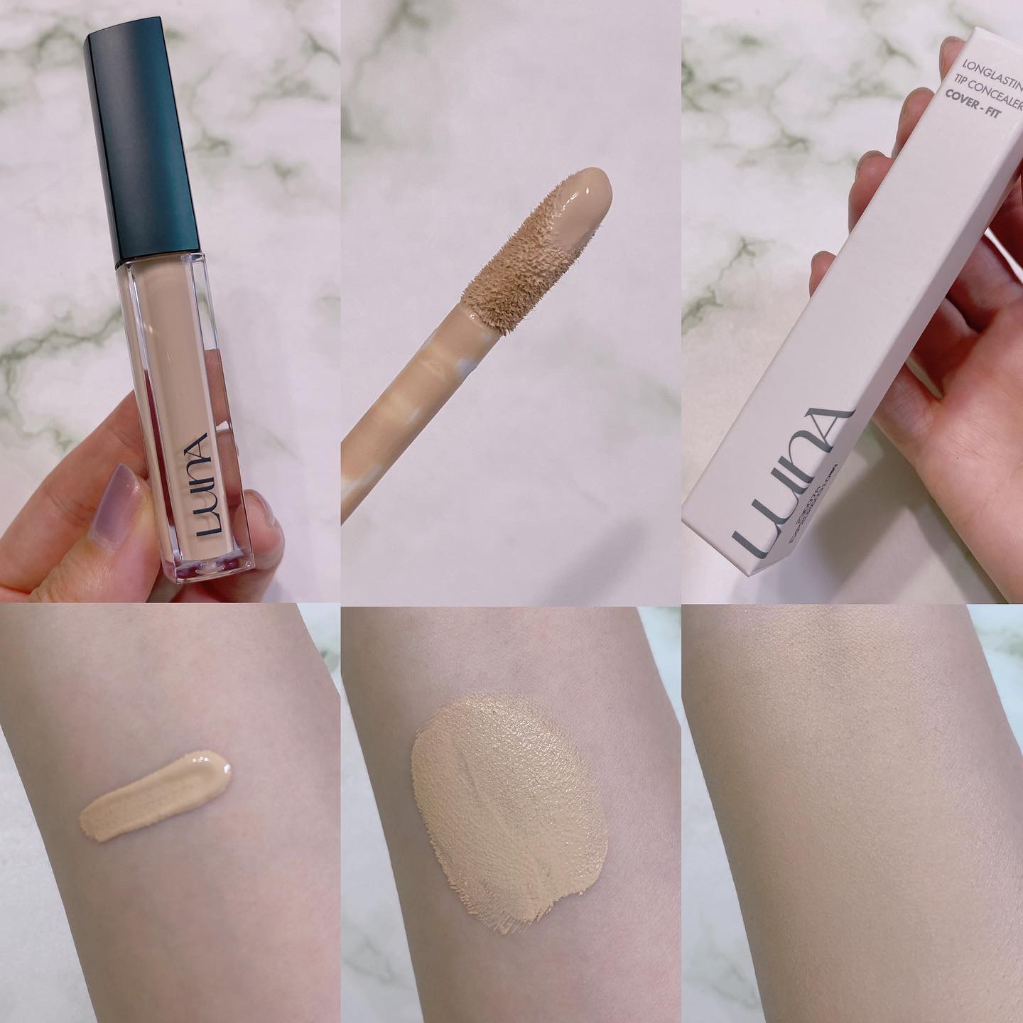 ロングラスティングチップコンシーラー/LUNA/リキッドコンシーラーを使ったクチコミ（2枚目）