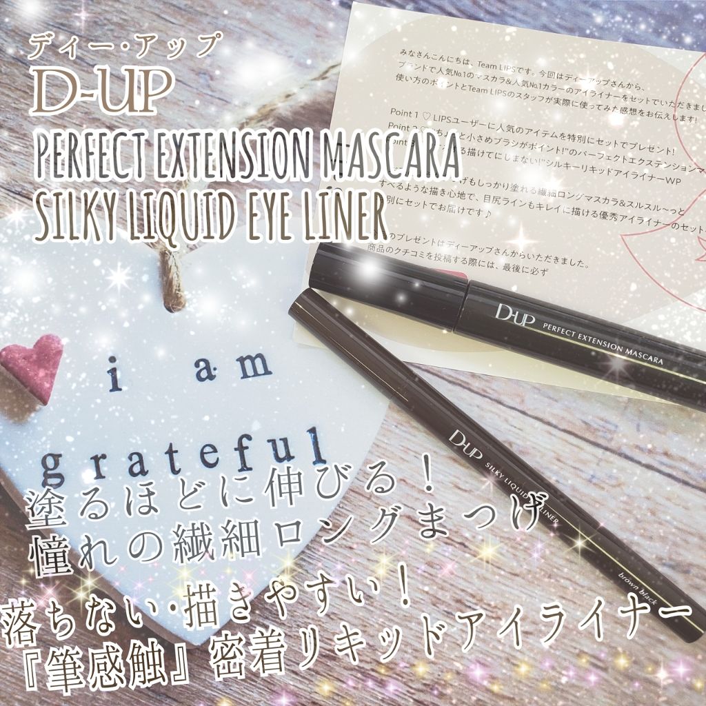 【旧品】パーフェクトエクステンション マスカラ/D-UP/マスカラを使ったクチコミ（1枚目）