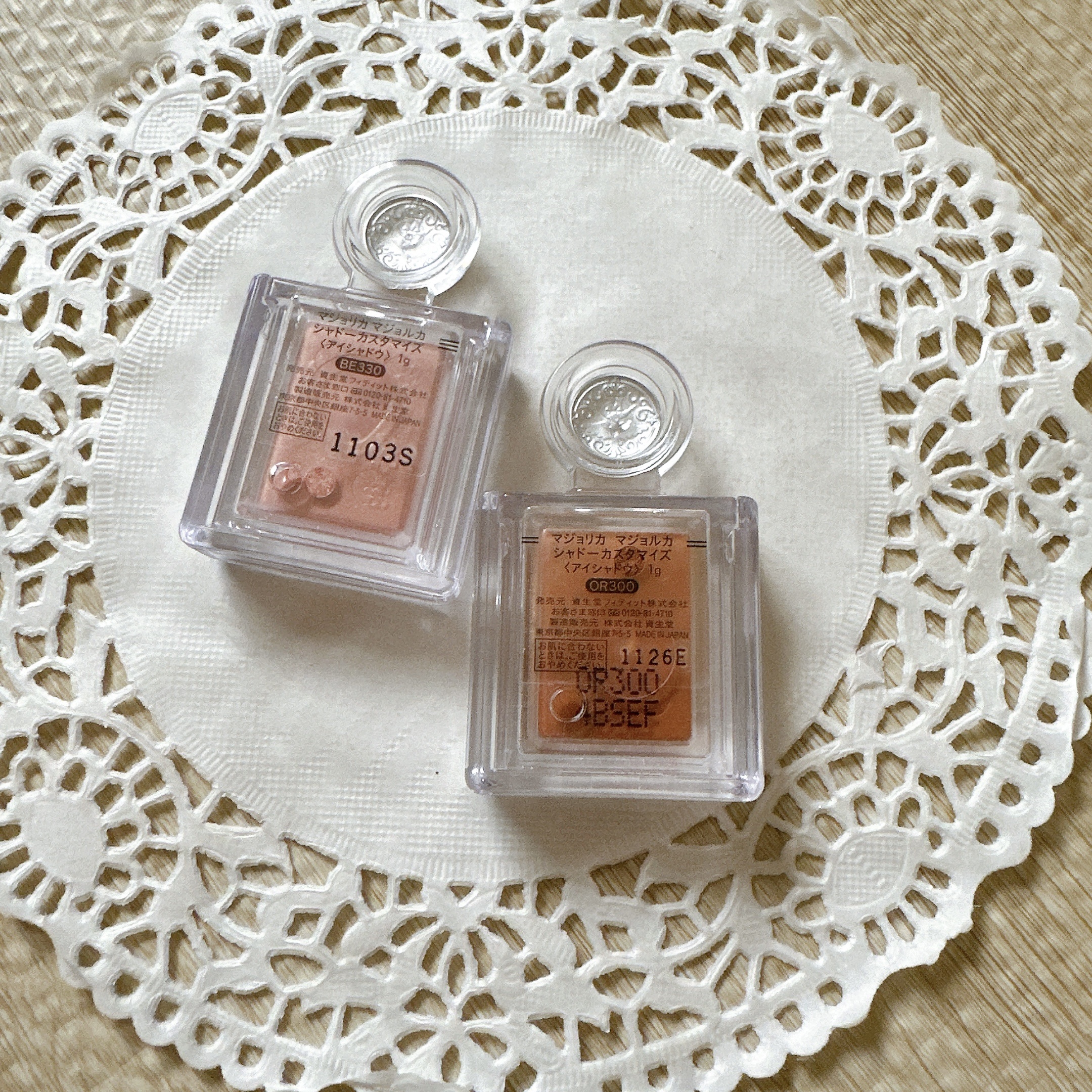 シャドーカスタマイズ/MAJOLICA MAJORCA/単色アイシャドウを使ったクチコミ（3枚目）