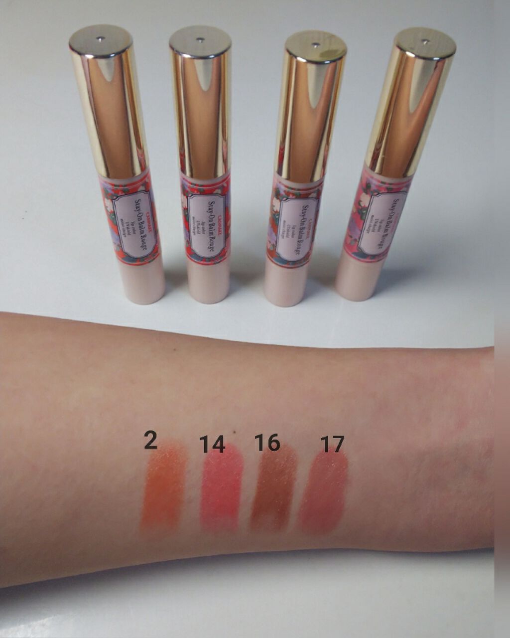 ステイオンバームルージュ/キャンメイク/口紅を使ったクチコミ(2枚目)