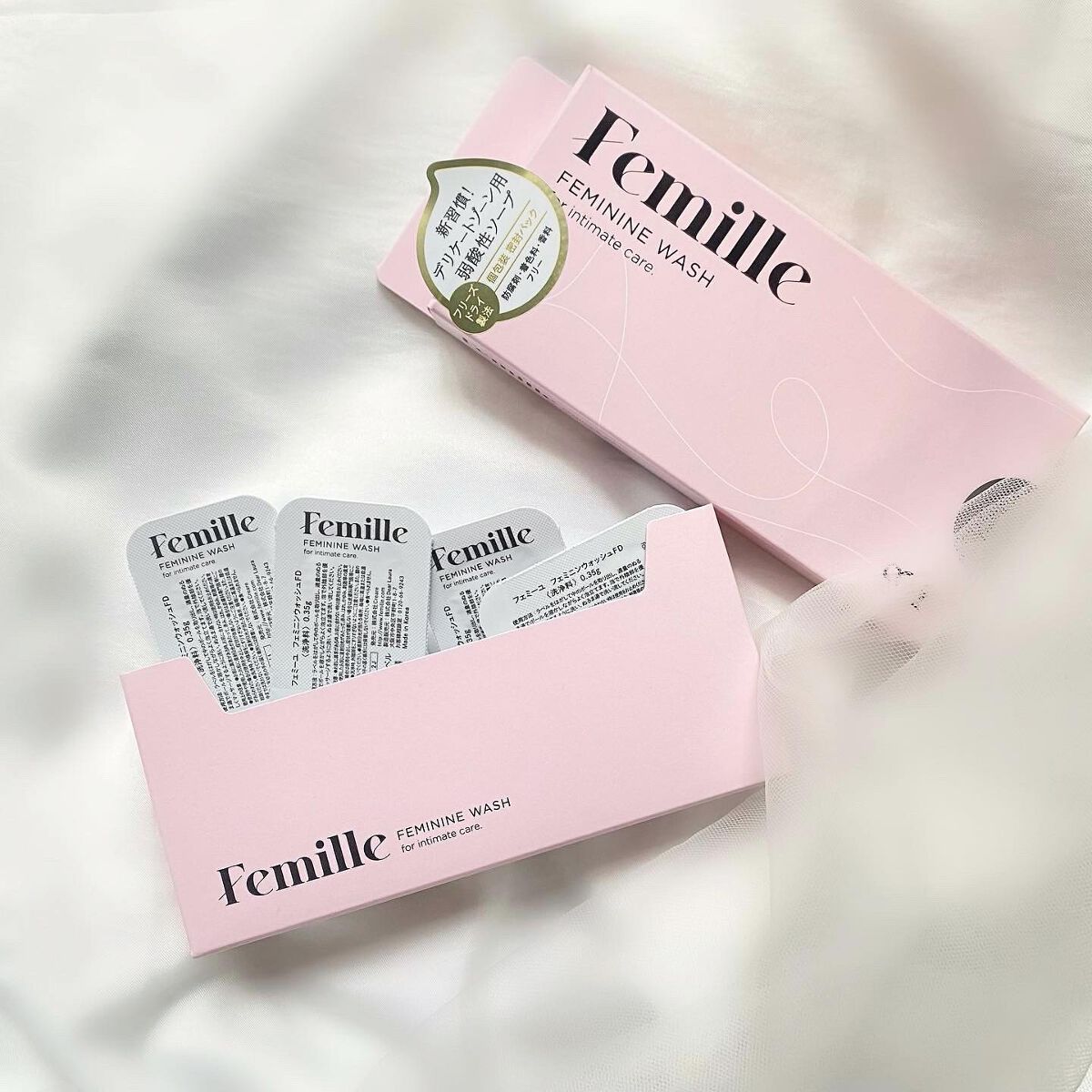 フェミニンウォッシュFD 8 packs/Femille/デリケートゾーンケアを使ったクチコミ（1枚目）