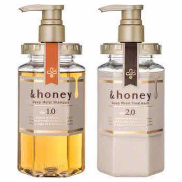 ディープモイスト シャンプー1.0／ヘアトリートメント2.0/&honey/シャンプー・コンディショナーを使ったクチコミ（3枚目）