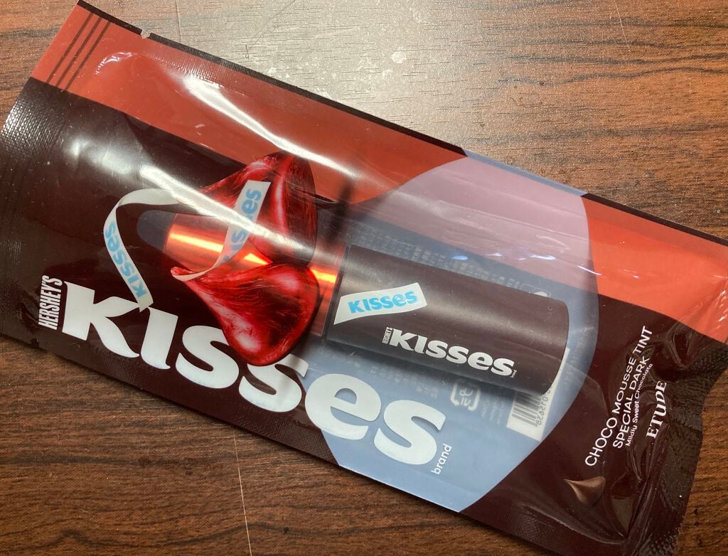 キスチョコレート ムースティント/ETUDE/口紅を使ったクチコミ(1枚目)