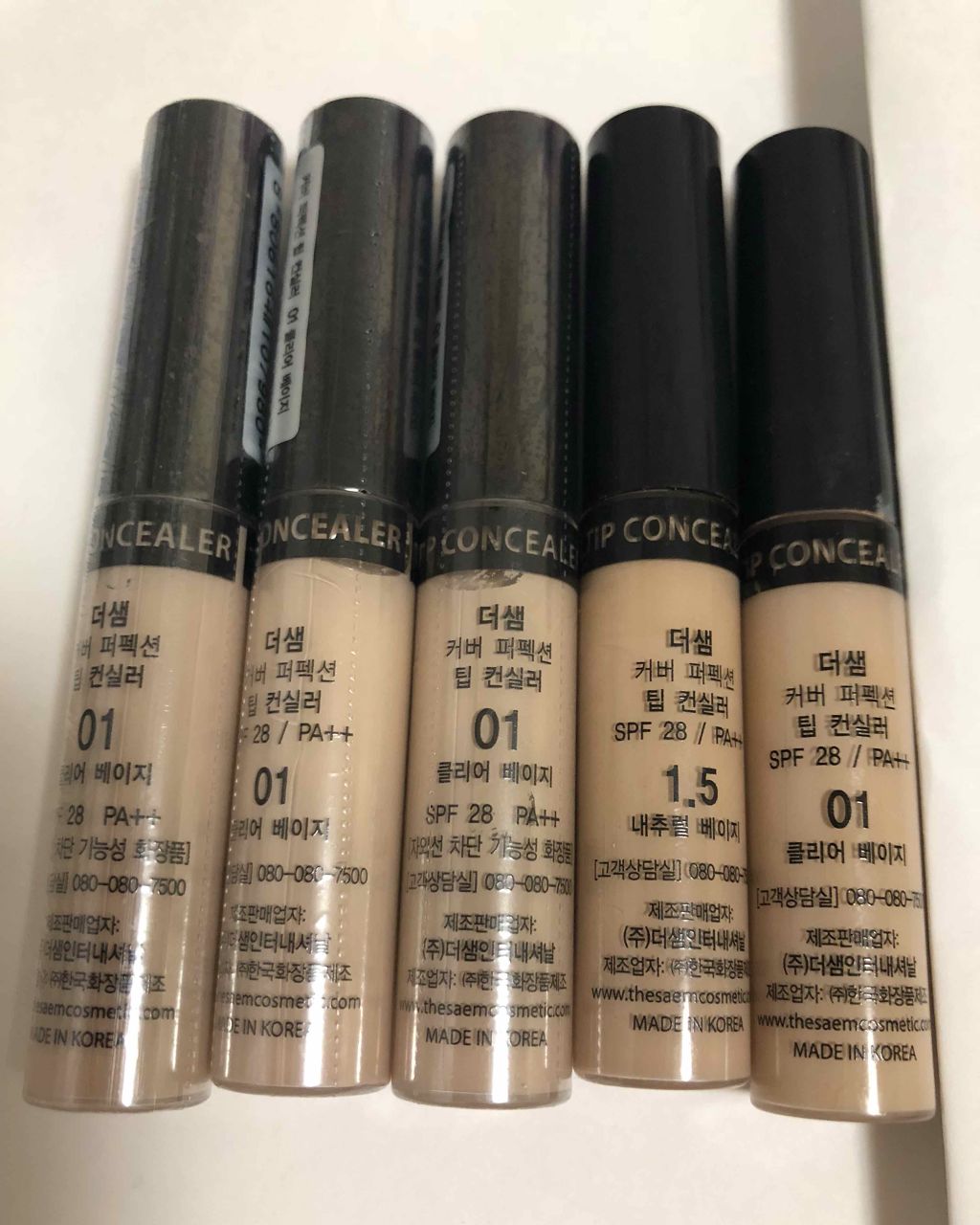 カバーパーフェクション チップコンシーラー/the SAEM/リキッドコンシーラーを使ったクチコミ(1枚目)