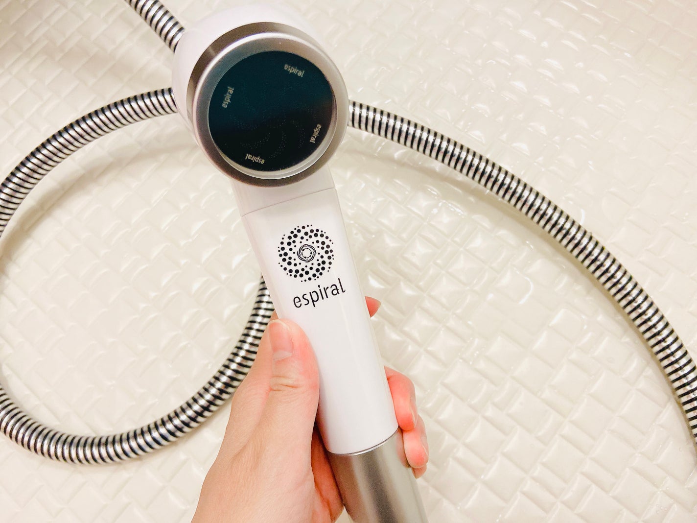 ウルトラファインバブルシャワーヘッド/espiral/シャワーヘッドを使ったクチコミ(8枚目)