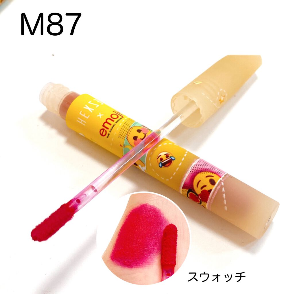 HEXZEヴェルベットマットリップグロス/HEXZE（ヘックスゼ）/リップグロスを使ったクチコミ（2枚目）