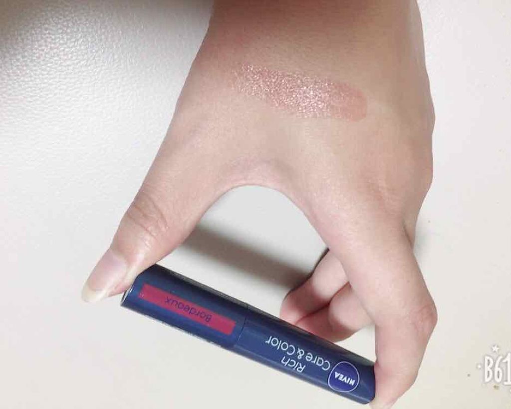 ニベア リッチケア&カラーリップ/ニベア/リップクリームを使ったクチコミ(2枚目)