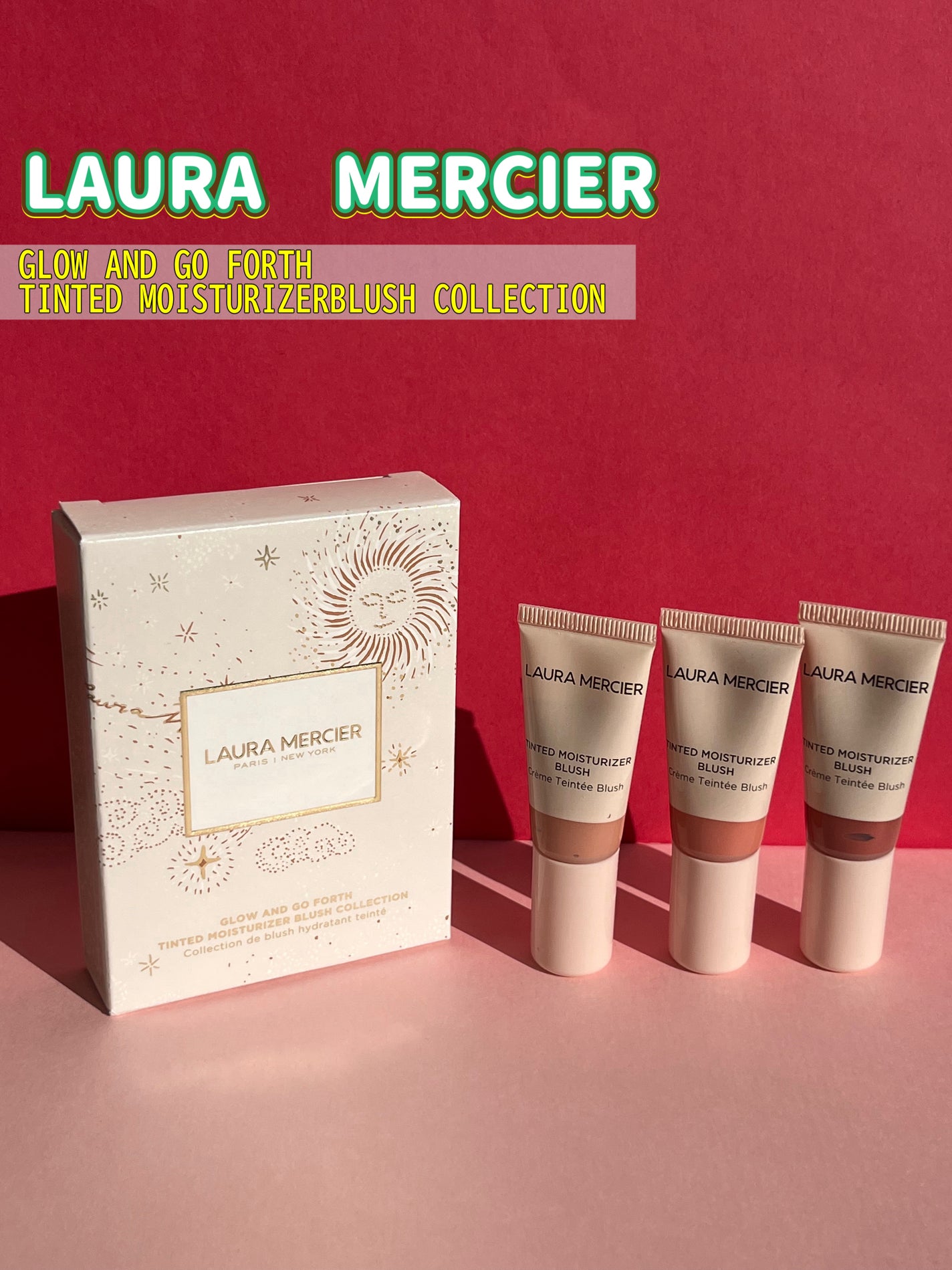 グロウ アンド ゴー フォース ティンティド モイスチャライザー ブラッシュ コレクション /ローラ メルシエ/メイクアップキットを使ったクチコミ(1枚目)