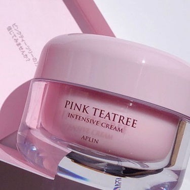 APLIN ピンクティーツリークリームのクチコミ「APLIN 
PINK TEATREE INTENSIVE CREAM

アプリン
ピンクティ.....」（1枚目）