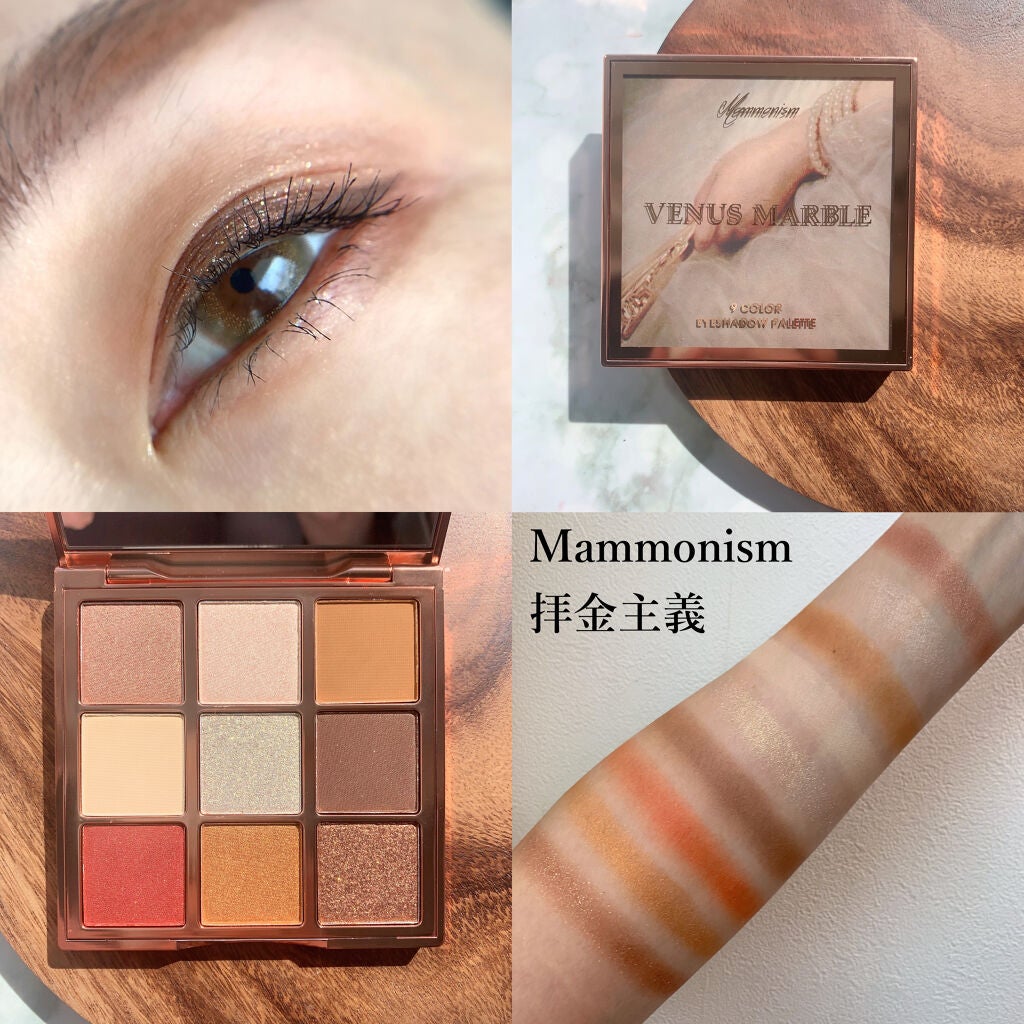 VenusMarble 9色アイシャドウパレット/Venus Marble/アイシャドウパレットを使ったクチコミ(6枚目)