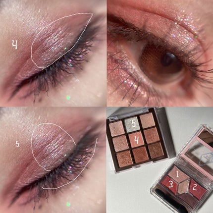 【旧品】パーフェクトスタイリストアイズ/キャンメイク/アイシャドウパレットを使ったクチコミ(4枚目)