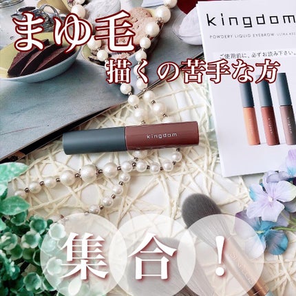 パウダリーリキッドアイブロウ ウルトラキープ		/キングダム/リキッドアイブロウを使ったクチコミ(1枚目)