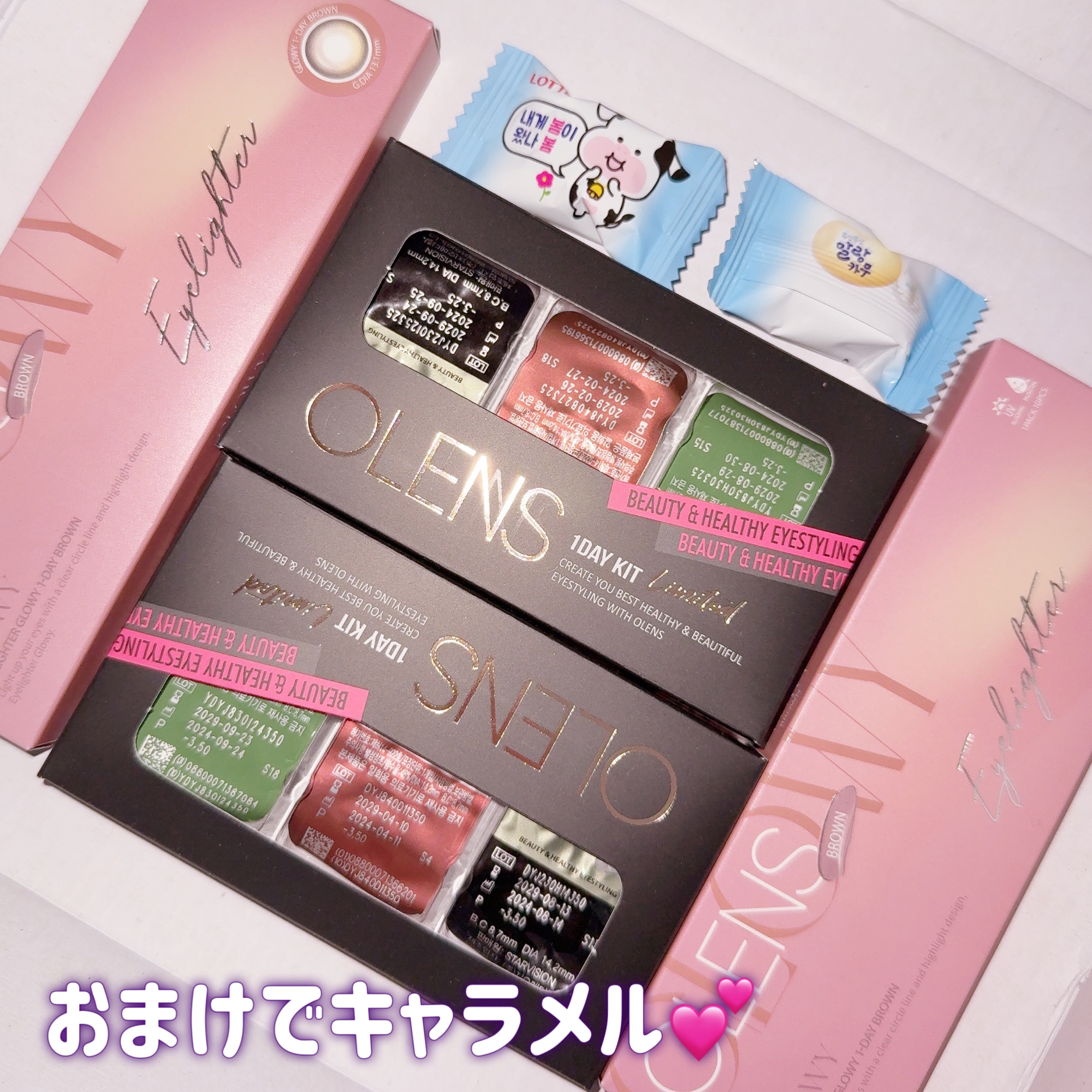 Glowy 1day/OLENS/ワンデー（１DAY）カラコンを使ったクチコミ（3枚目）