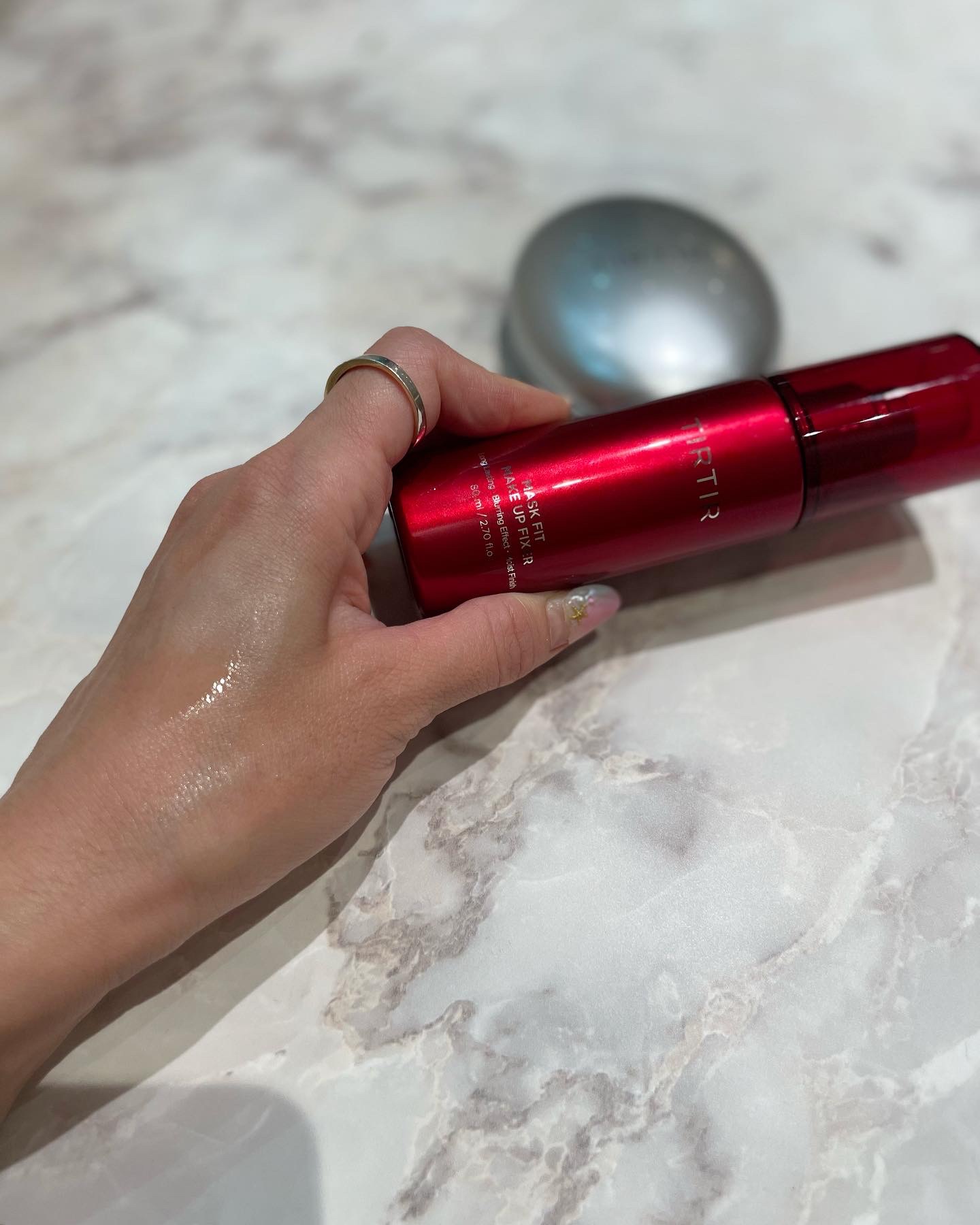 マスクフィット メイクアップフィクサー/TIRTIR(ティルティル)/フィックスミストを使ったクチコミ（2枚目）