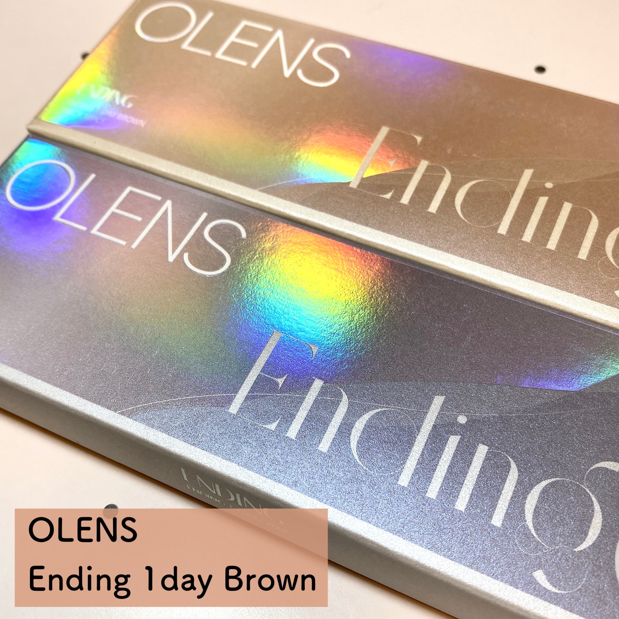 Ending 1day ブラウン/OLENS/ワンデー（１DAY）カラコンを使ったクチコミ（2枚目）
