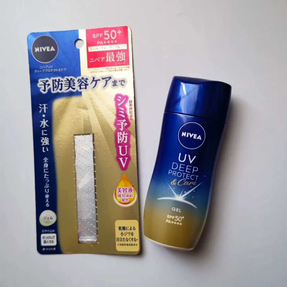 ニベアUV ディープ プロテクト＆ケア ジェル/ニベア/日焼け止めジェルを使ったクチコミ（2枚目）