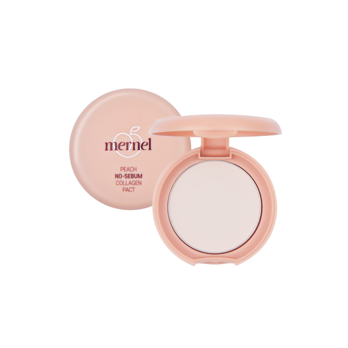 mernel ピーチノーセバム パウダーパクト
