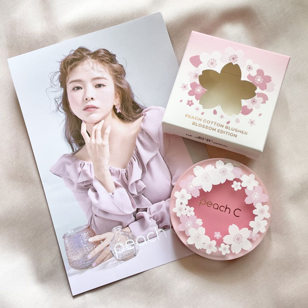 ピーチ コットン ブラッシャー ブロッサムエディション　02 ピンキーPチーク/Peach C/パウダーチークを使ったクチコミ（1枚目）
