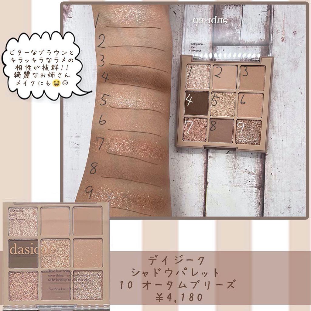 シャドウパレット/dasique/アイシャドウパレットを使ったクチコミ(3枚目)