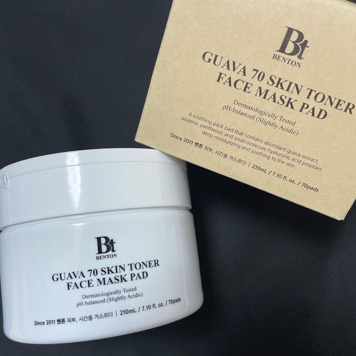 グアバ 70スキントナーパッド /BENTON/トナーパッドを使ったクチコミ（2枚目）