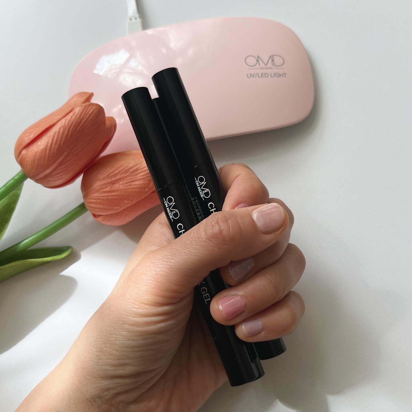 チャームスティックジェル S-3 トゥインクルラベンダー/OMD/オールインワンネイルを使ったクチコミ（3枚目）