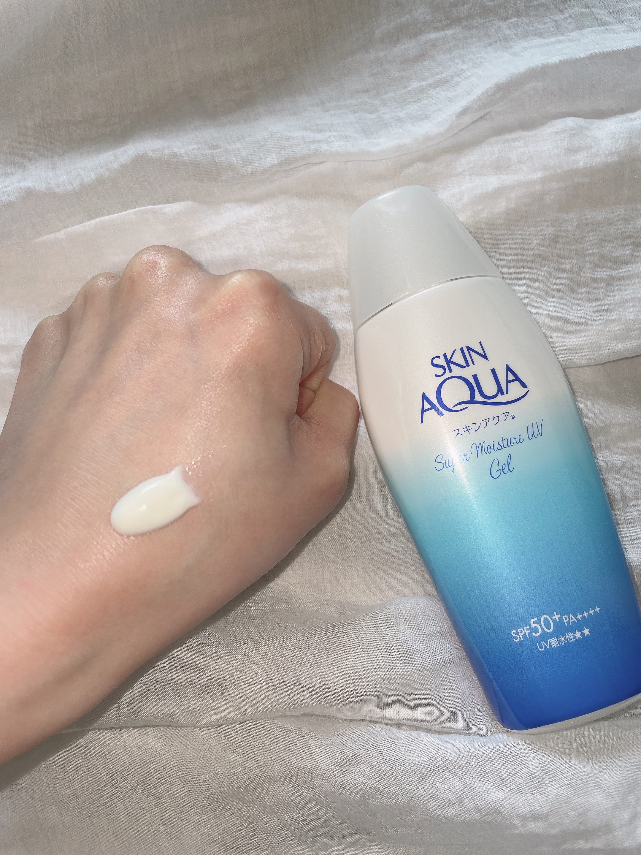 スキンアクア スーパーモイスチャージェル/スキンアクア/日焼け止めジェルを使ったクチコミ（2枚目）