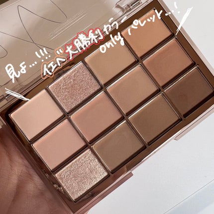 ソフトブラーリングアイパレット/wakemake/アイシャドウパレットを使ったクチコミ(3枚目)