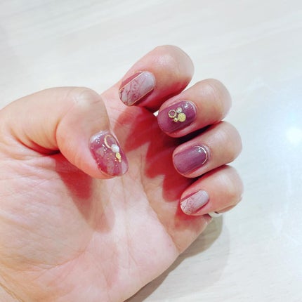 ジェルネイル(ライト対応)/セリア/ジェルネイルを使ったクチコミ(1枚目)