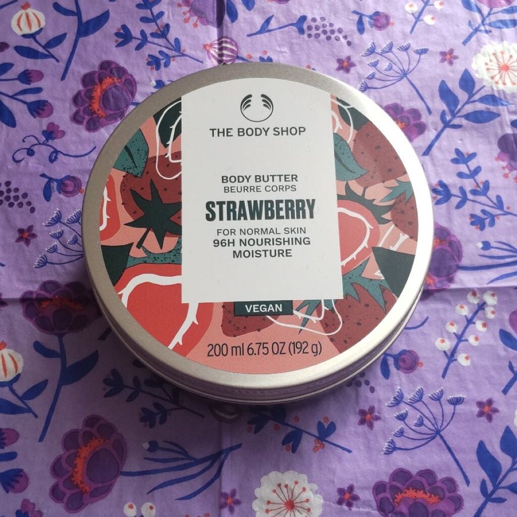 ボディバター ストロベリー/THE BODY SHOP/ボディクリームを使ったクチコミ(1枚目)
