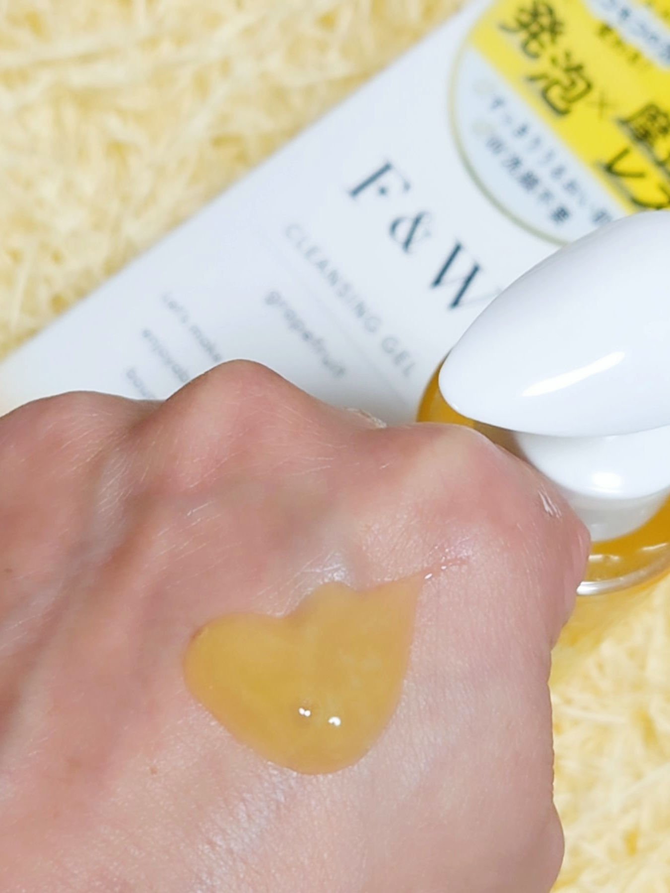 クレンジングジェルGF/F&W/泡洗顔を使ったクチコミ（3枚目）