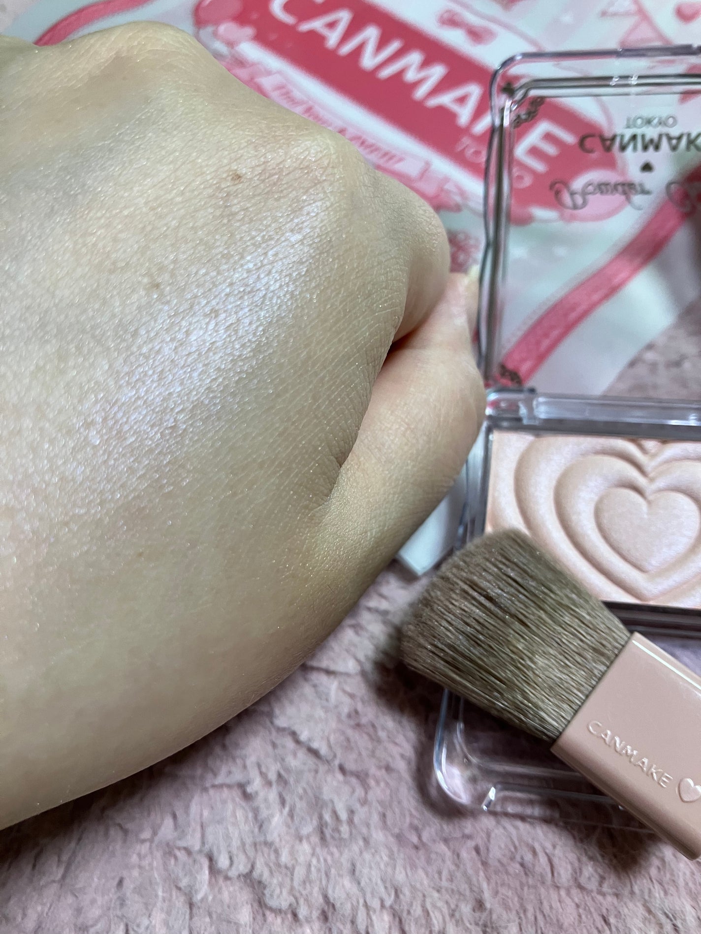 パウダーチークス/キャンメイク/パウダーチークを使ったクチコミ(1枚目)