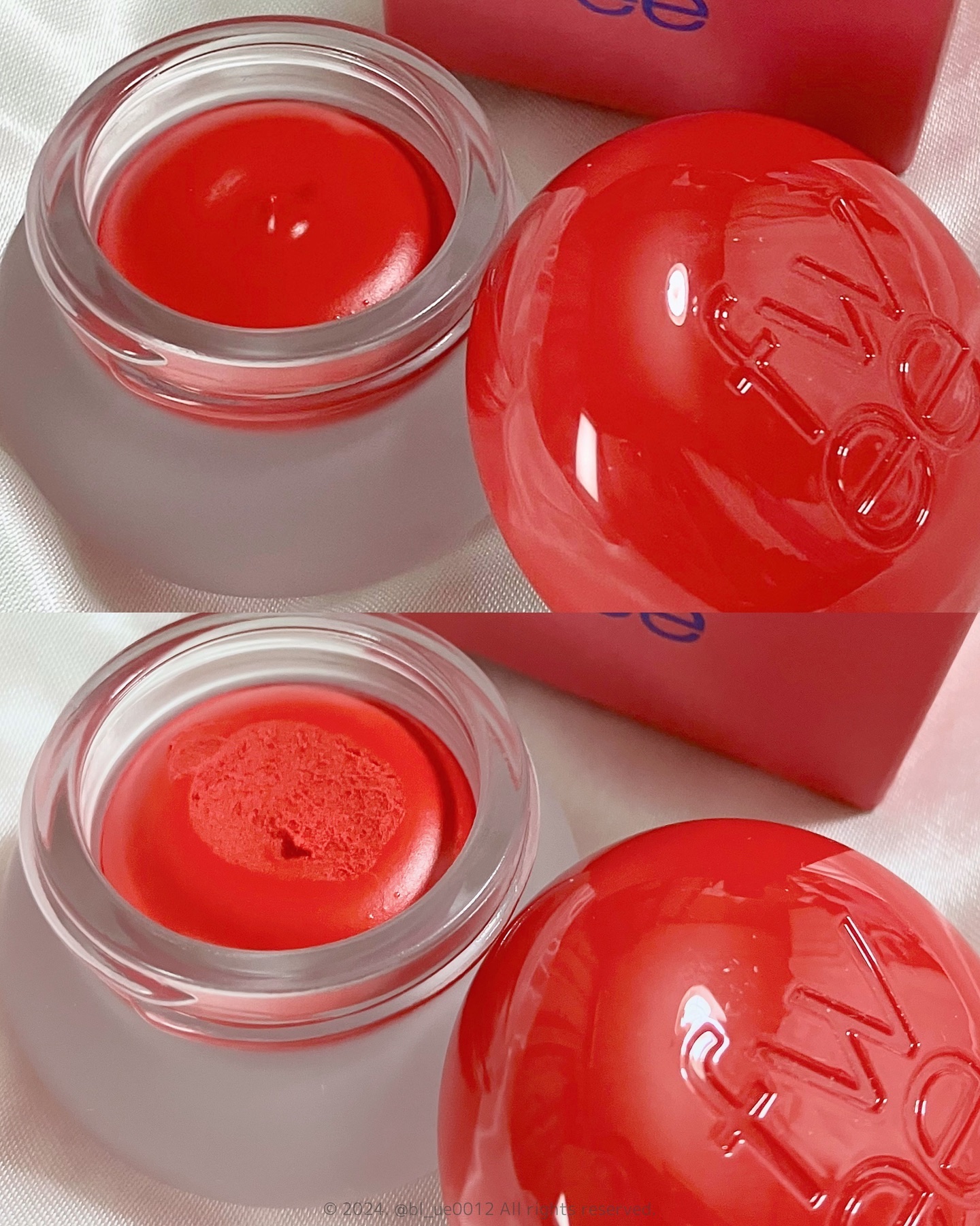 リップアンドチーク ブラーリープリンポット/fwee/口紅を使ったクチコミ（3枚目）