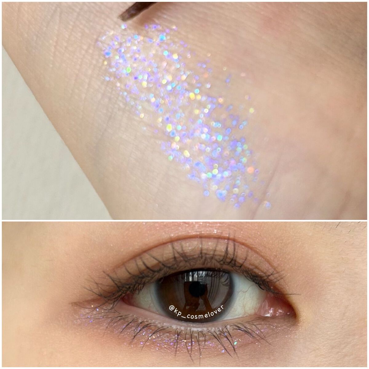 ジルスチュアート アイダイヤモンド グリマー/JILL STUART/グリッターを使ったクチコミ(4枚目)