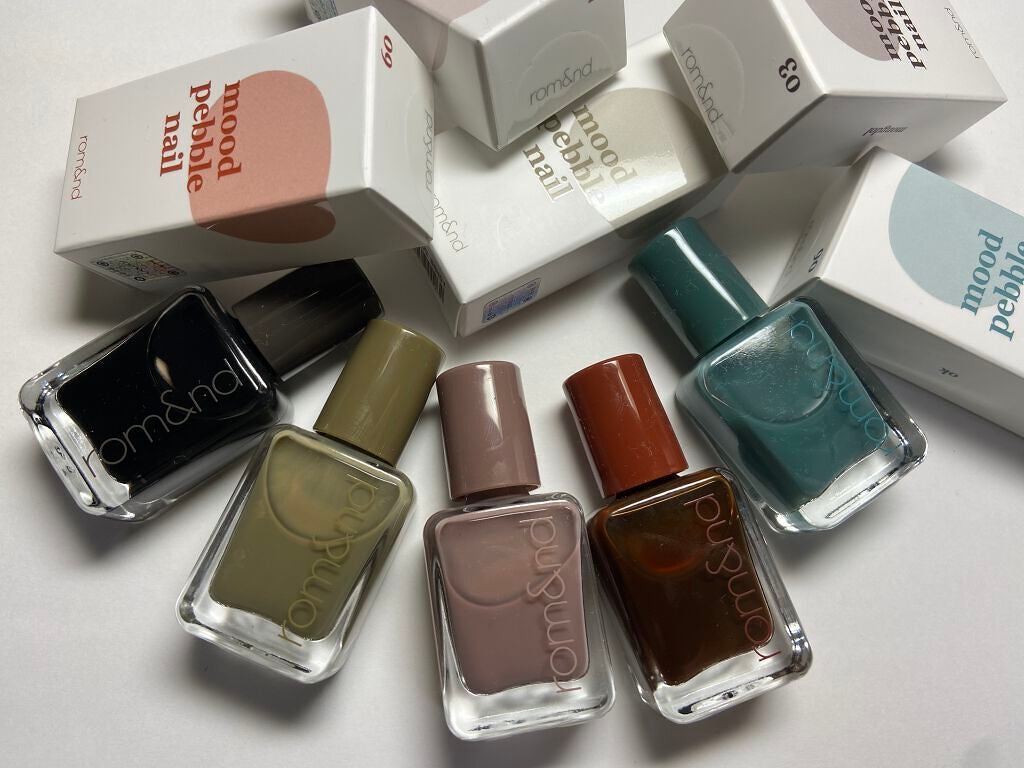 ムードペブルネイル/rom&nd/マニキュアを使ったクチコミ(1枚目)