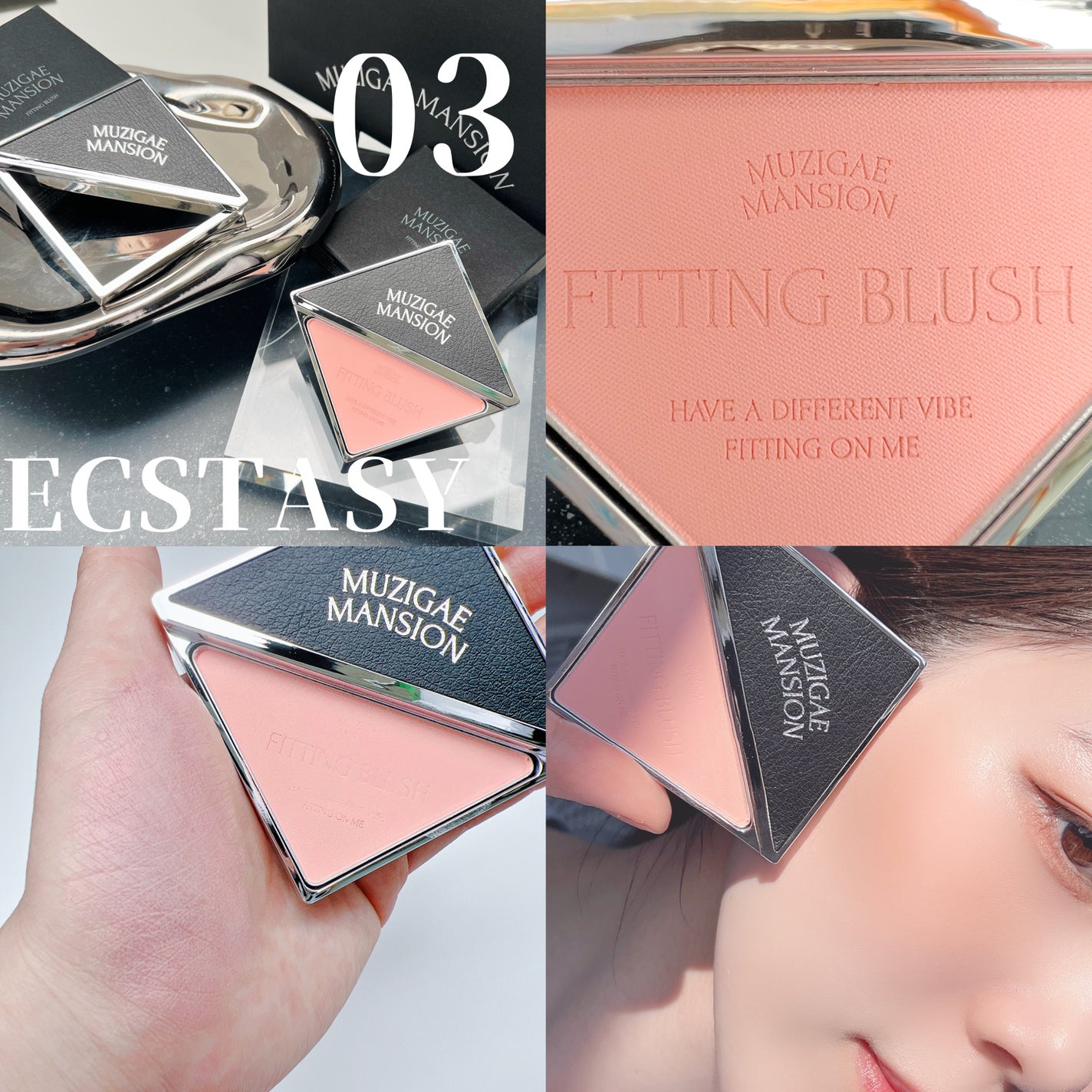 フィッティングブラッシュ/MUZIGAE MANSION/パウダーチークを使ったクチコミ(5枚目)