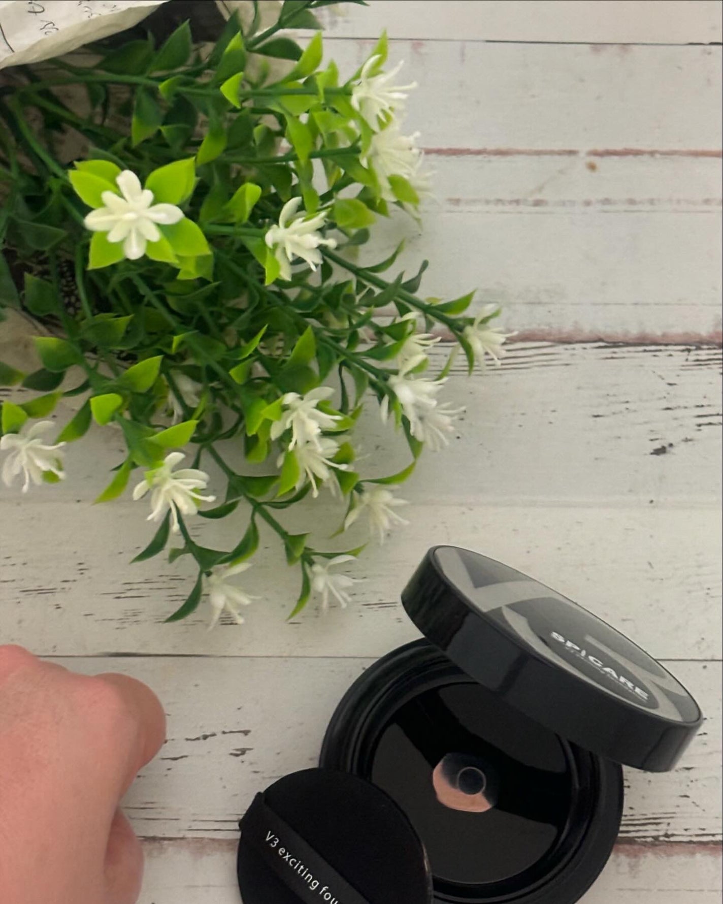 V3 エキサイティングファンデーション/SPICARE/クッションファンデーションを使ったクチコミ(6枚目)