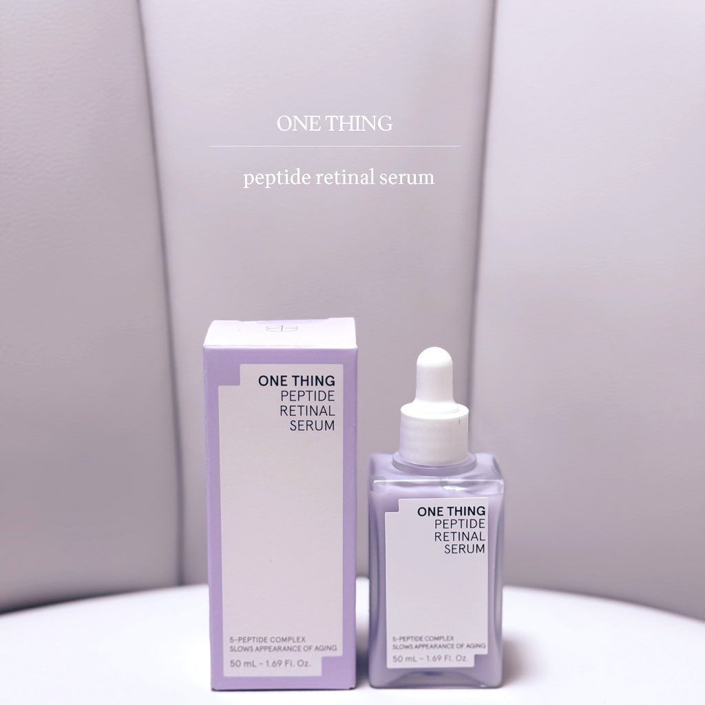 ペプチドレチナールセラム/ONE THING/美容液を使ったクチコミ（1枚目）