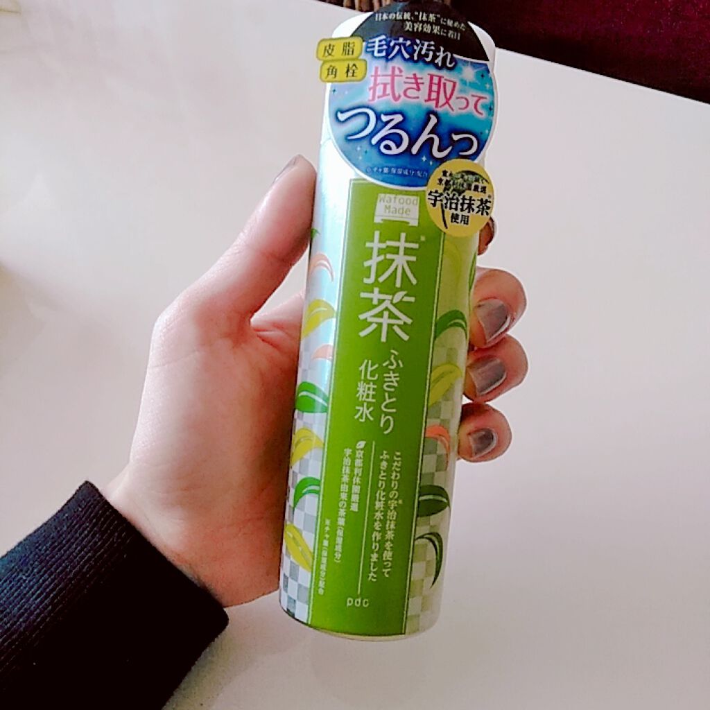 ワフードメイド 宇治抹茶ふきとり化粧水/pdc/拭き取り化粧水を使ったクチコミ(1枚目)