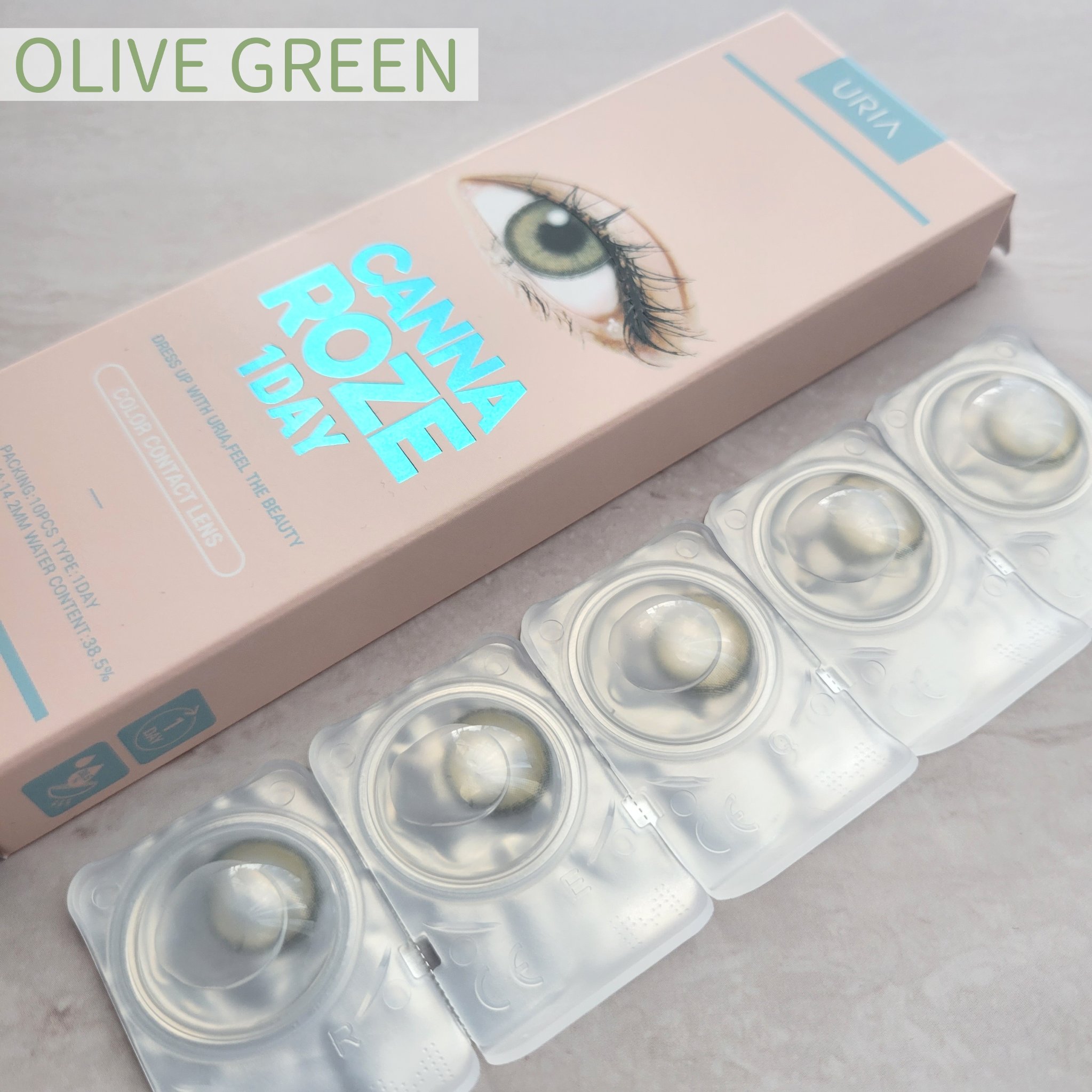 CANNA ROZE 1DAY/URIA i-DOL/ワンデー（１DAY）カラコンを使ったクチコミ（2枚目）