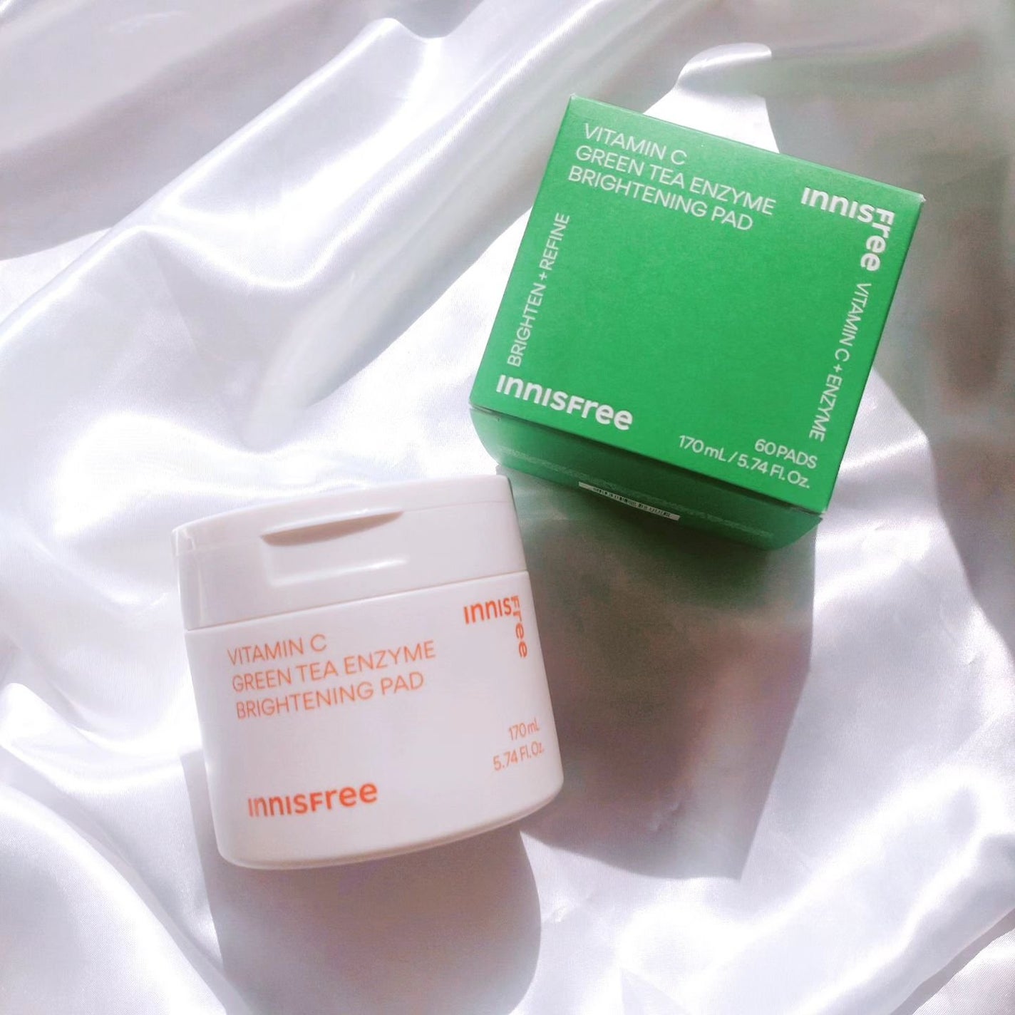 ビタC グリーンティーエンザイム ブライト パッド/innisfree/トナーパッドを使ったクチコミ(9枚目)