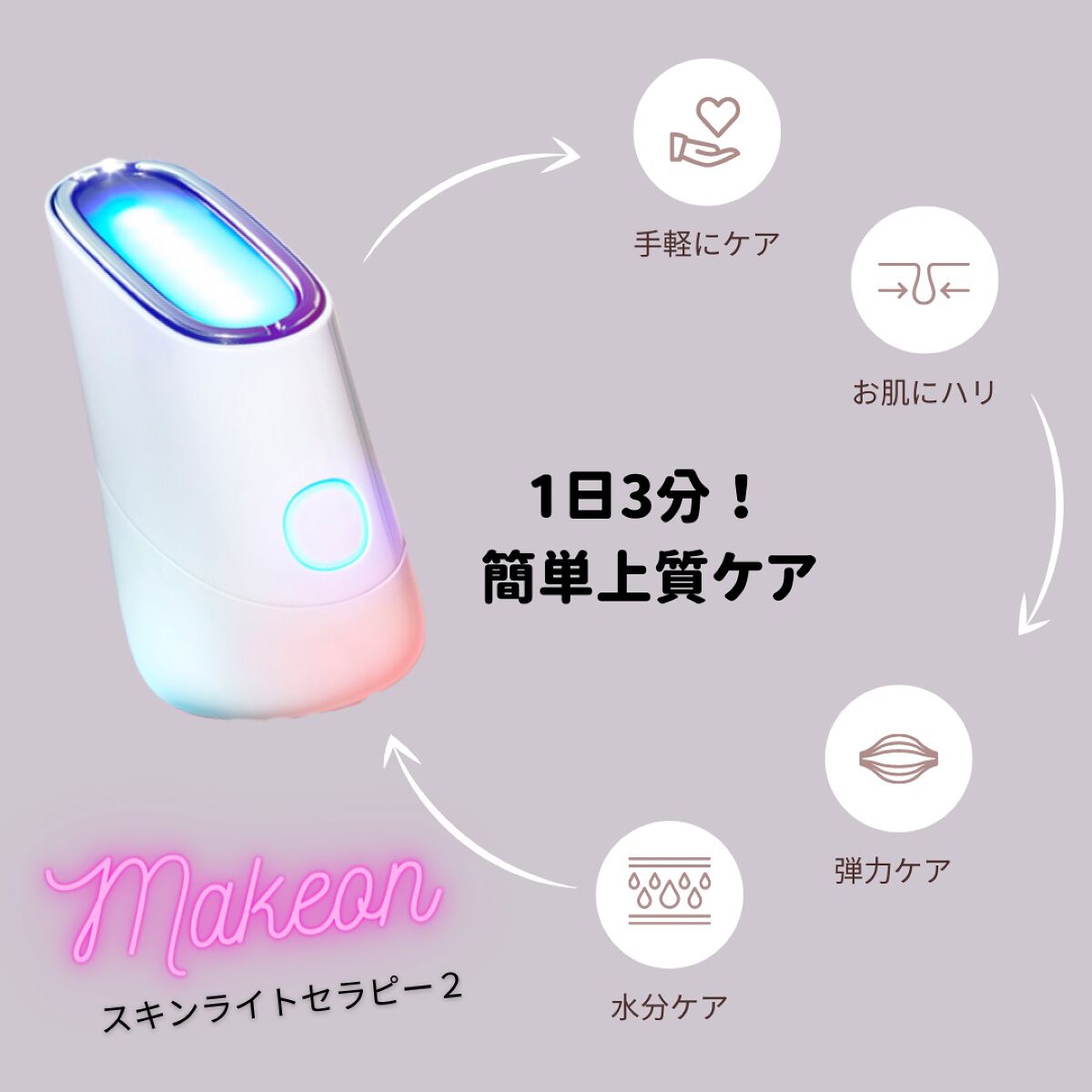 スキンライトセラピーII/Makeon/美顔器・マッサージを使ったクチコミ(1枚目)