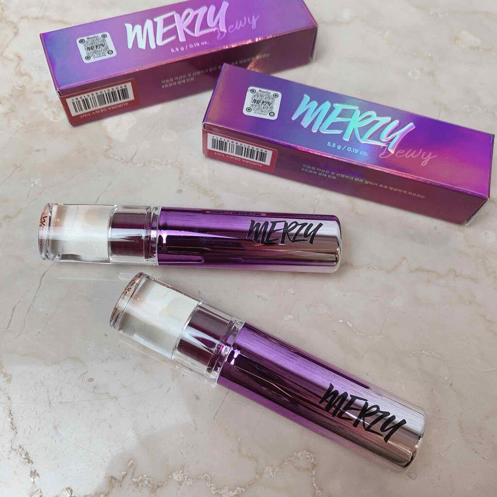 オーロラ デュイ ティント/MERZY/リップティントを使ったクチコミ(1枚目)