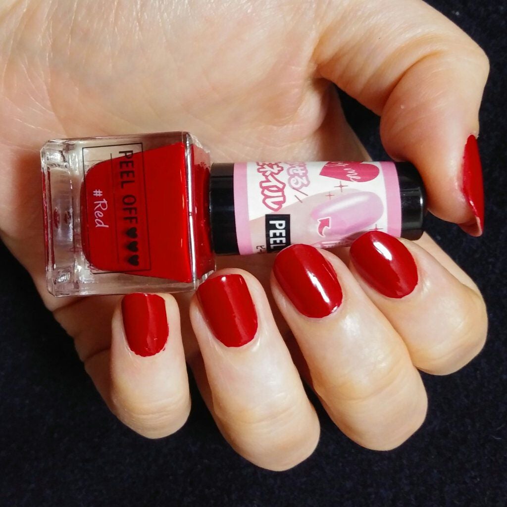 SHピールオフネイル/セリア/マニキュアを使ったクチコミ(6枚目)