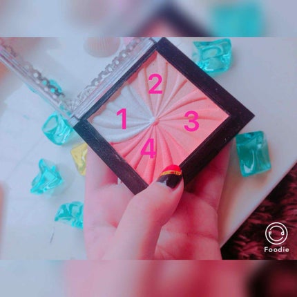 ミックスチークパウダー/DAISO/パウダーチークを使ったクチコミ(3枚目)