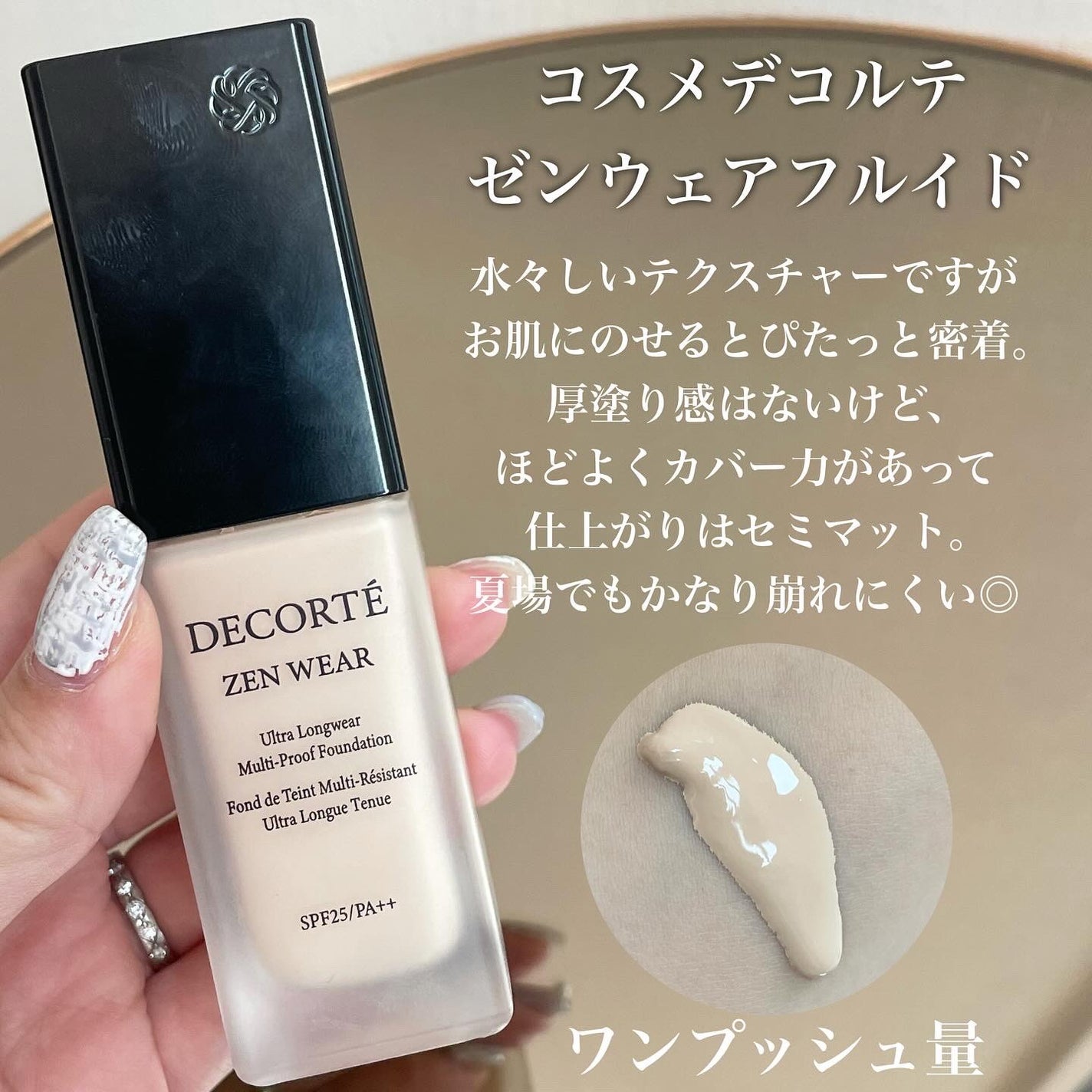 ハイドレイティング カラークリーム/B.A/リキッドファンデーションを使ったクチコミ(5枚目)