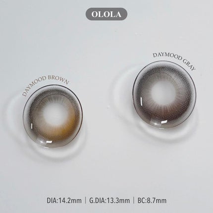 デームードブラウンマンスリー (DAYMOOD BROWN monthly)/OLOLA/1ヶ月(1MONTH)カラコンを使ったクチコミ(2枚目)