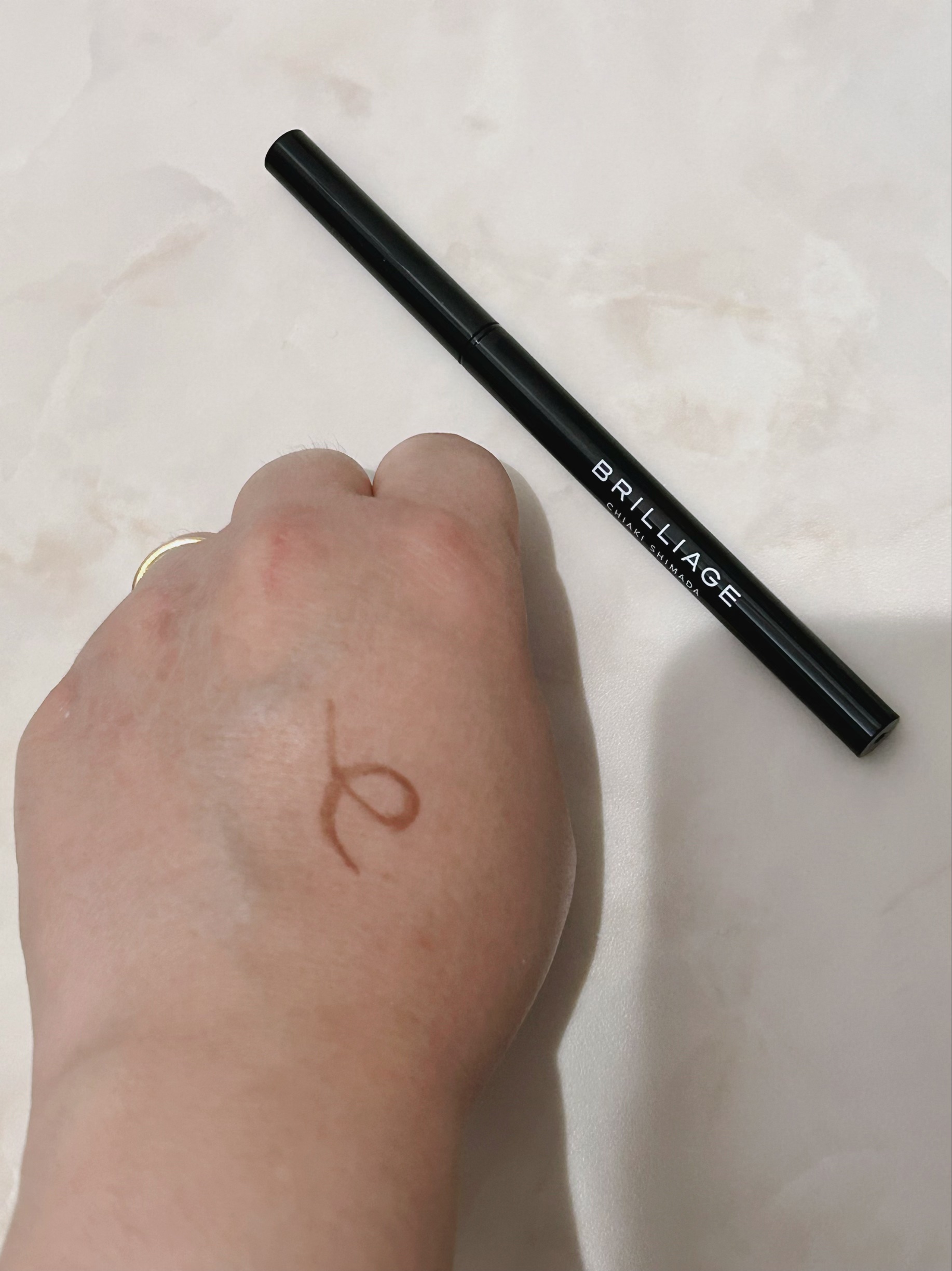 パワーアイズ ウォータープルーフライナー/ブリリアージュ/ペンシルアイライナーを使ったクチコミ（1枚目）